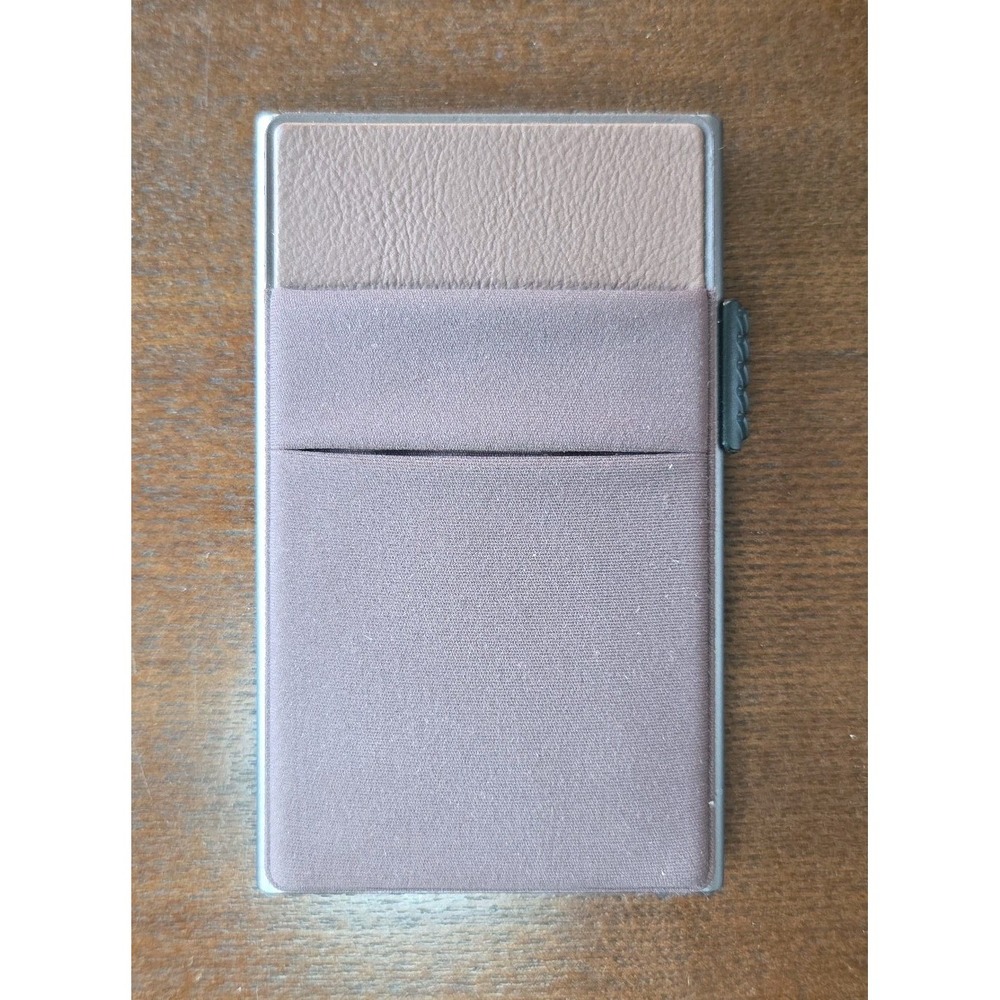 VULKIT Card Holder with Side Slider Pop Up Wallet RFID Blocking Slim Metal Bank